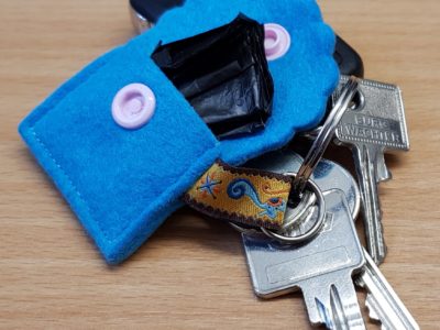 Hundekotbeutel Etui für den Schlüsselbund