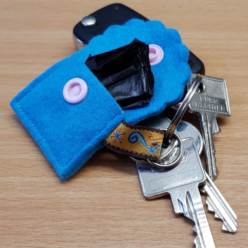 Hundekotbeutel Etui für den Schlüsselbund