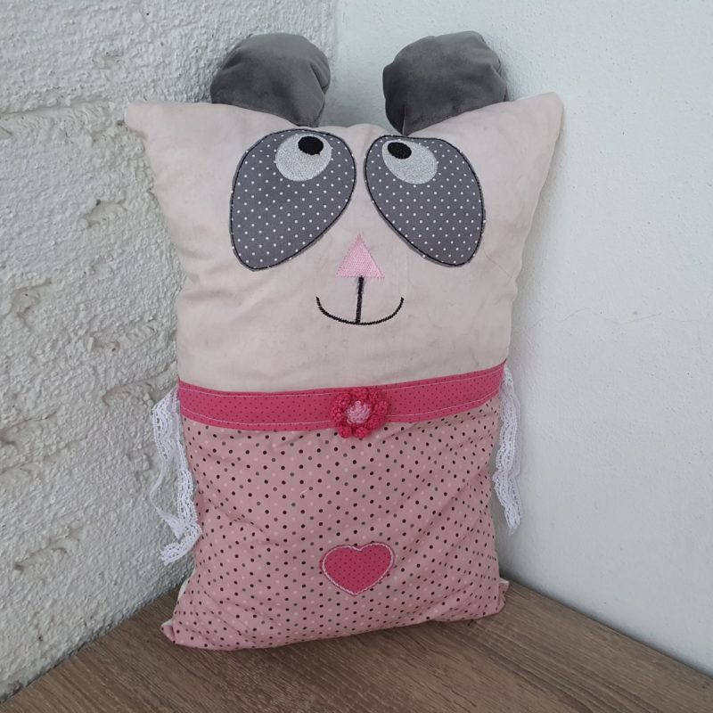 Nestchen Kissen für Bettumrandung in Form eines Panda