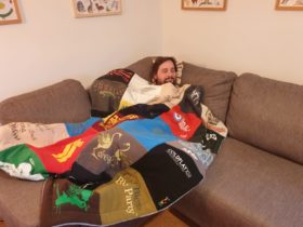 ein großer Mann ist glücklich gemacht worden zum Geburtstag :)