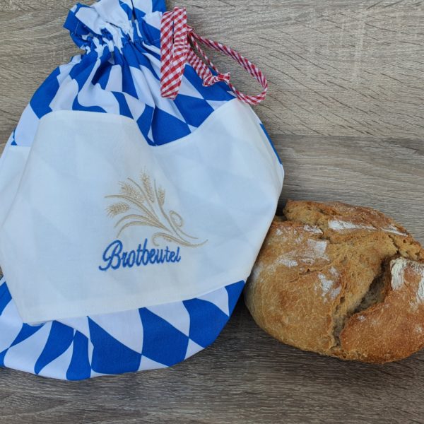 Brotbeutel Bayerisch mit Stickerei