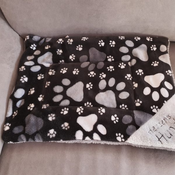 Sofaschoner für Hunde, Wellnessfleece weiches kleines Deckchen als Schutz für Sofa
