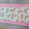 Patchwork Tischläufer rosa grau