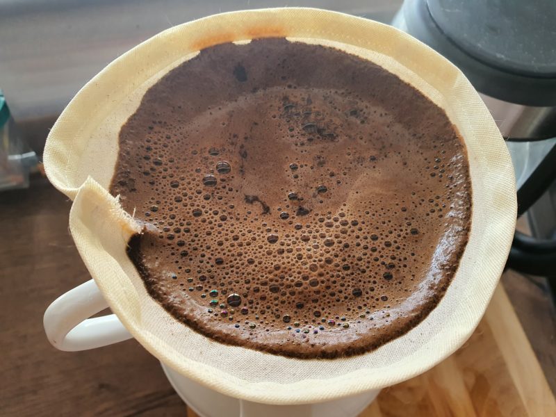 genähte Kaffeefilter