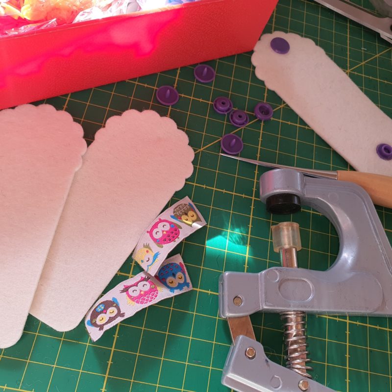 Einkaufswagen Chip Täschchen Etui aus Filz, Geschenkidee
