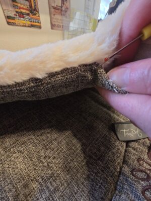 Die Hundedecke wird aufgelöst