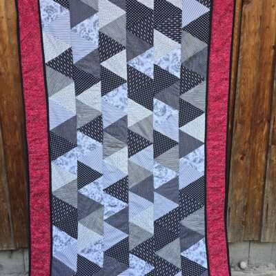 Patchworkdecke DREIECKE