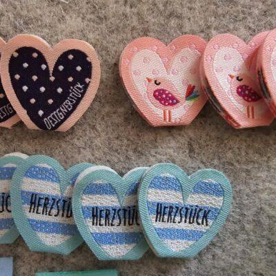 Flohmarkt - Stoffetiketten, handmade Labels