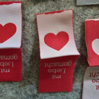 Flohmarkt - Stoffetiketten, handmade Labels