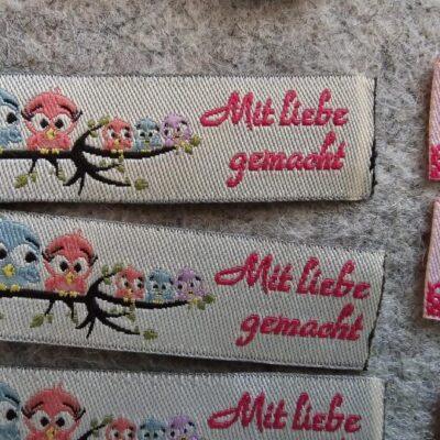 Flohmarkt - Stoffetiketten, handmade Labels