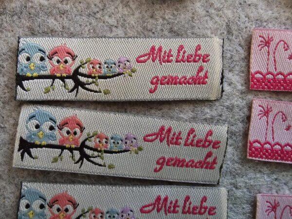 Flohmarkt - Stoffetiketten, handmade Labels