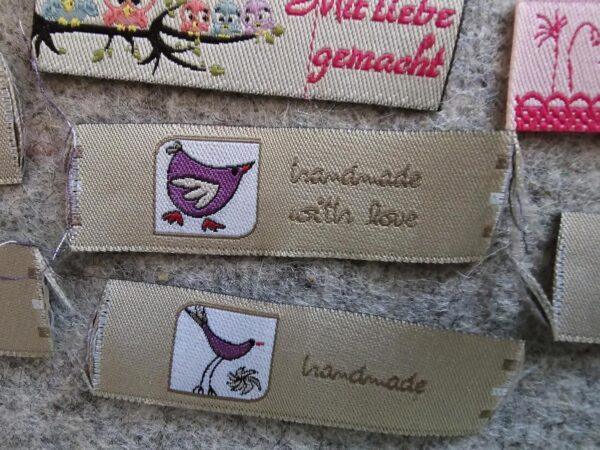 Flohmarkt - Stoffetiketten, handmade Labels