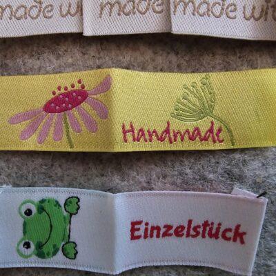 Flohmarkt - Stoffetiketten, handmade Labels