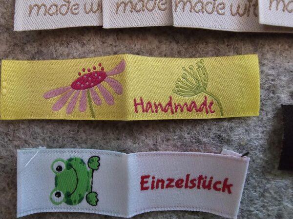 Flohmarkt - Stoffetiketten, handmade Labels