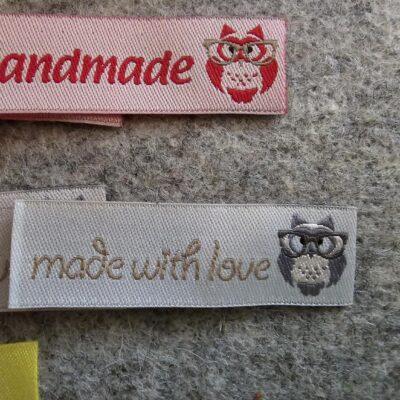 Flohmarkt - Stoffetiketten, handmade Labels