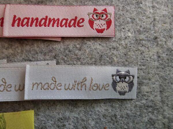 Flohmarkt - Stoffetiketten, handmade Labels