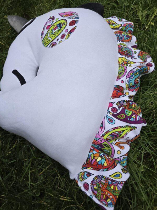 Einhorn Kissen LUNA aus Kleidung – Bild 3