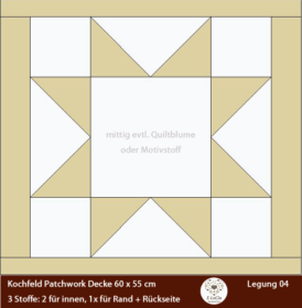 Waschbare Kochfeldabdeckung, Herdabdeckung, Ceranfeldabdeckung für Induktionsherde in Patchworkarbeit zur Verschönerung der Küche