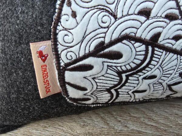 Kissen "Boho Fuchs" Stickbild – Bild 3
