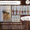 Bastelset für Rosenkranz selber knüpfen. Material für Rosenkränze.