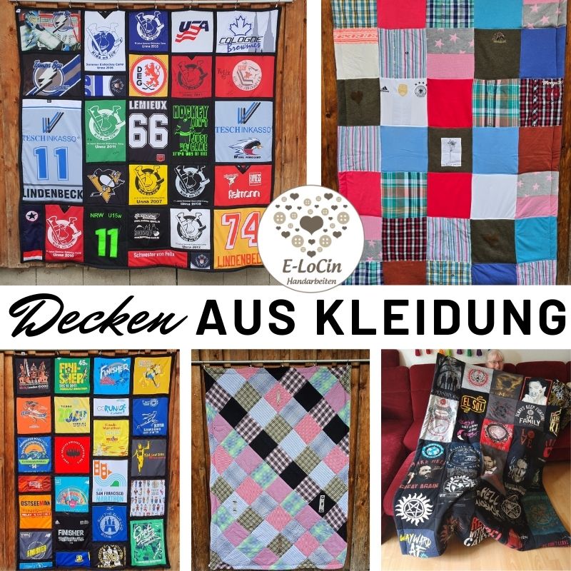 Entdecke meine einzigartigen Erinnerungsdecken aus Kleidung Verstorbener – handgefertigte Patchworkdecken, Tagesdecken, Zudecken und Couchdecken mit emotionalem Wert. Ich verarbeite liebevoll Kleidung und Textilien deiner Liebsten zu individuellen Andenken, die Trost spenden und Erinnerungen bewahren. Ich fertige personalisierte Gedenkdecken auch als Trauergeschenke und sie sind eine besondere Möglichkeit, wertvolle Momente lebendig zu halten. Jede Decke ist ein handgefertigtes Unikat, das Wärme und Verbundenheit schenkt. Ideal für Trauerarbeit, als Geschenk oder für den eigenen Trost. Lass dir eine individuelle Erinnerungsdecke nähen.