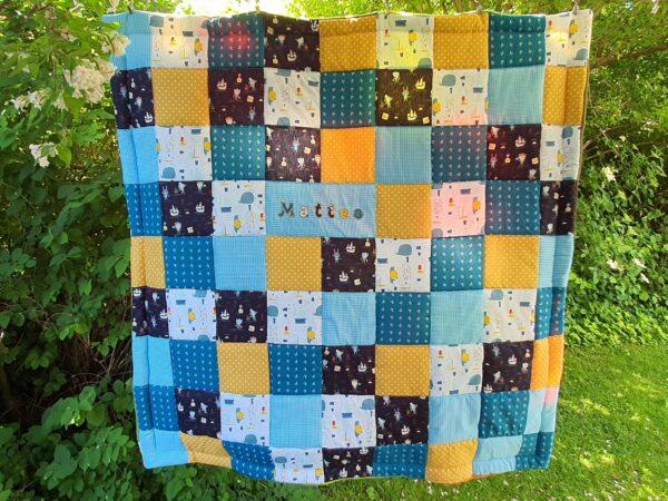 Patchworkdecke DouDou – Bild 2