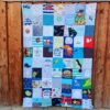 Erinnerungsdecke aus Babykleidung