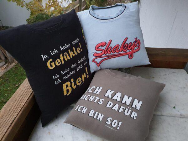 Erinnerungskissen aus Kleidung – Bild 6