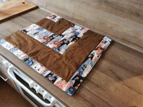 Waschbare Kochfeldabdeckung, Herdabdeckung, Ceranfeldabdeckung für Induktionsherde in Patchworkarbeit zur Verschönerung der Küche