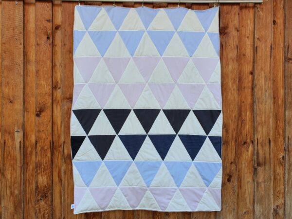 Patchworkdecke DREIECKE