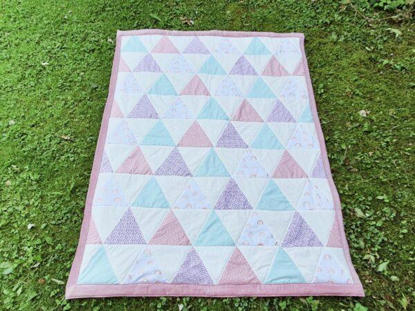 Patchworkdecke DREIECKE – Bild 2