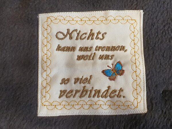 Quilt Label, Widmung, Stoffetiketten – Bild 13