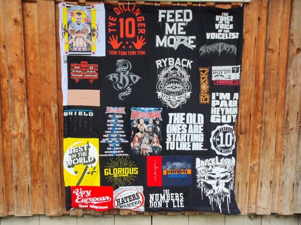 Decke aus T-Shirts, Trikots – Bild 9