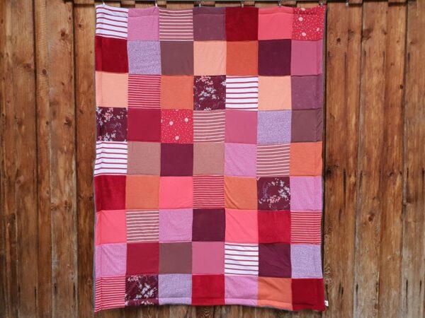 Patchworkdecke aus Kleidung (kleines Patchwork) – Bild 7