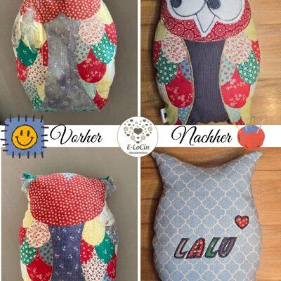 Ich restaurierer und stopfe geliebte Stofftiere mit Sorgfalt mit dem Ziel, das ursprüngliche Gesicht und Charakter so gut wie möglich zu erhalten.