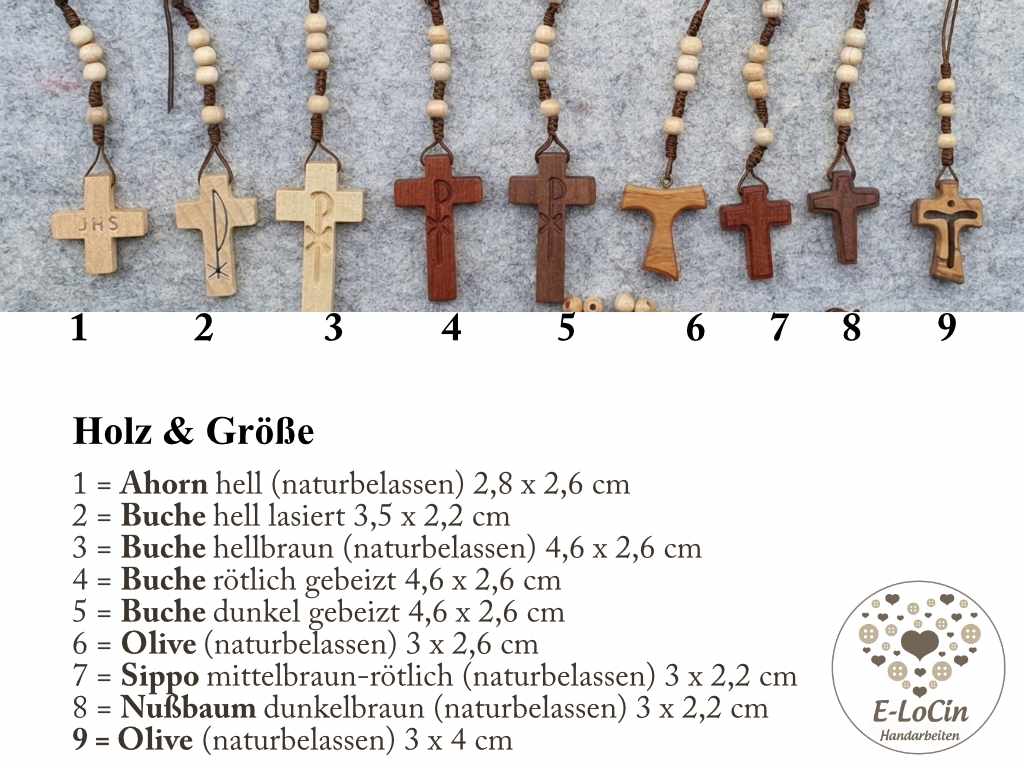 Bastelset für Rosenkranz selber knüpfen. Material für Rosenkränze.