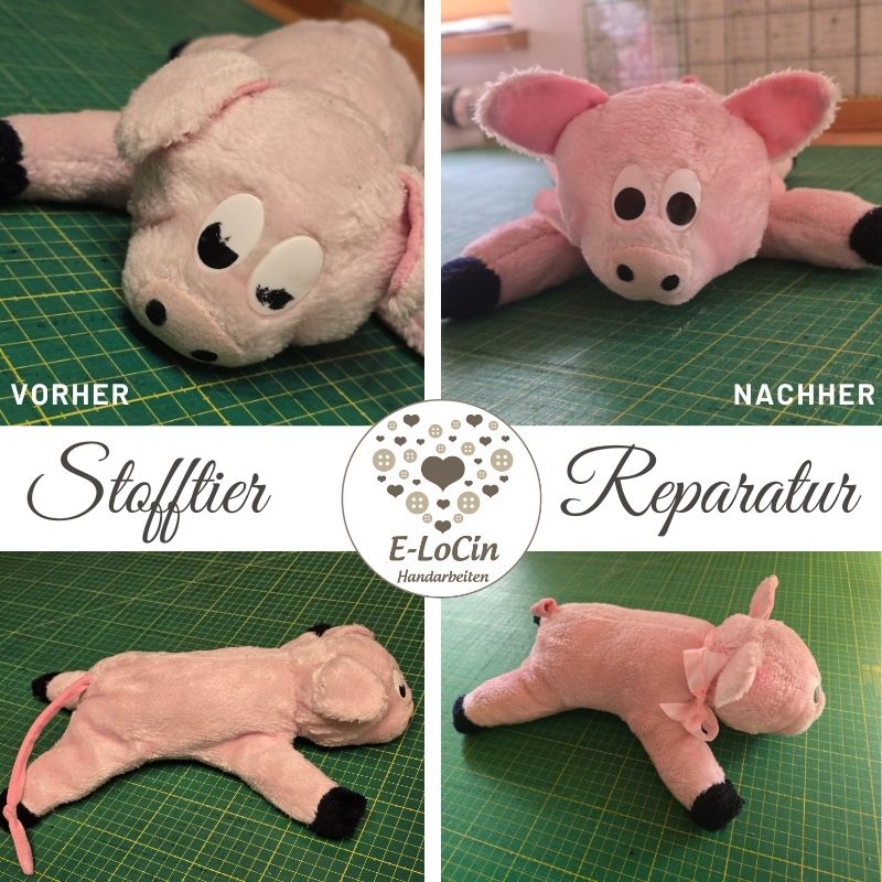 Stofftierreparatur, Reparatur von Stofftieren, Lieblingskuscheltiere wieder aufpolstern, reparieren, neu nähen