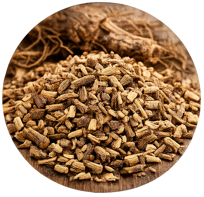 Baldrian + Dinkelspelzen