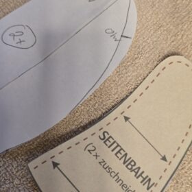 zerstörte Körperteile von Stofftiere konstruiere ich neu nach mit eigenen Schnittmuster erstellen