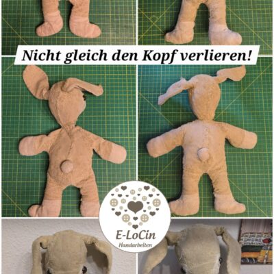 liebevoll und mit Ruhe reparierte Stofftiere als bleibende Erinnerung.