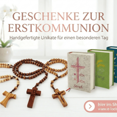 Erstkommunion Rosenkränze & Gotteslobhüllen