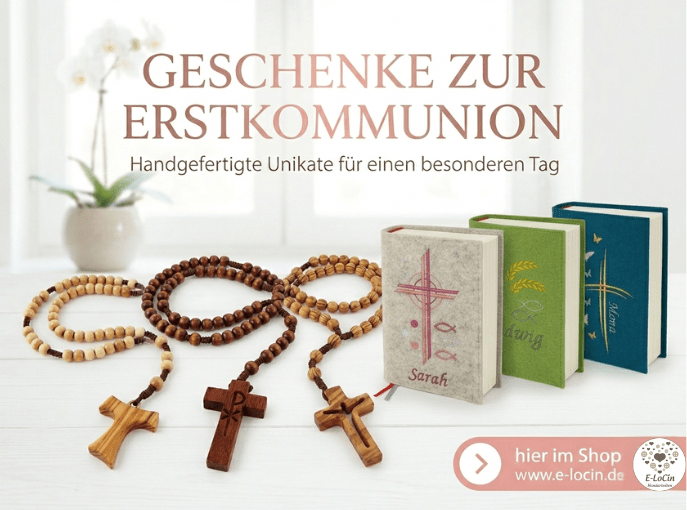 Erstkommunion Rosenkränze & Gotteslobhüllen