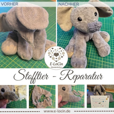 Elefant brauchte eine Rüsselerweiterung, die abgekaut wurde