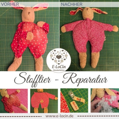 Reparatur von Kuscheltieren und Stofftieren. Stofftierklinik und Stofftierreparatur in Polling, Oberbayern. Nahe München