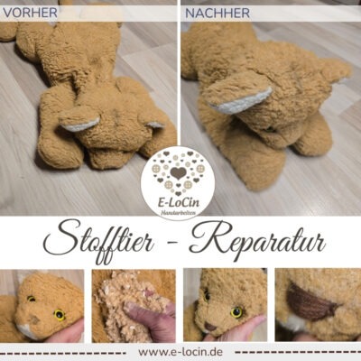Kuscheltier Reparatur und Stofftierrettung mit Stofftier Reparatur in Polling, Oberbayern. Nahe München
