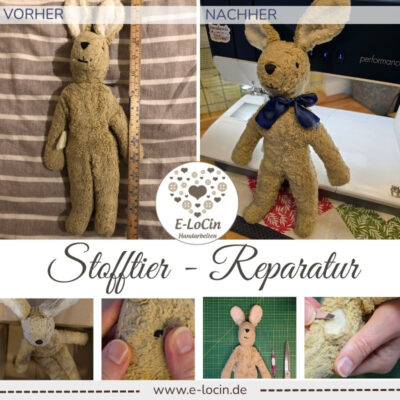 Hase wurde falsch gewaschen und brauchte kompletten Füllmaterial Austausch