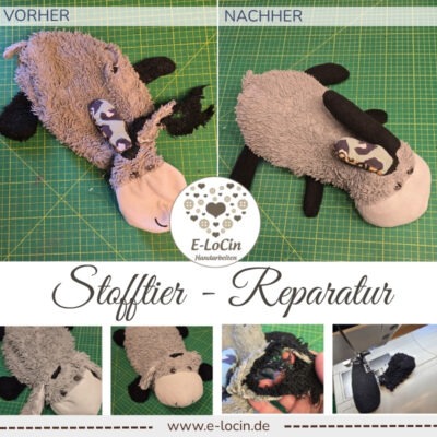 Reparatur von Kuscheltieren und Stofftieren. Stofftierklinik und Stofftierreparatur in Polling, Oberbayern. Nahe München