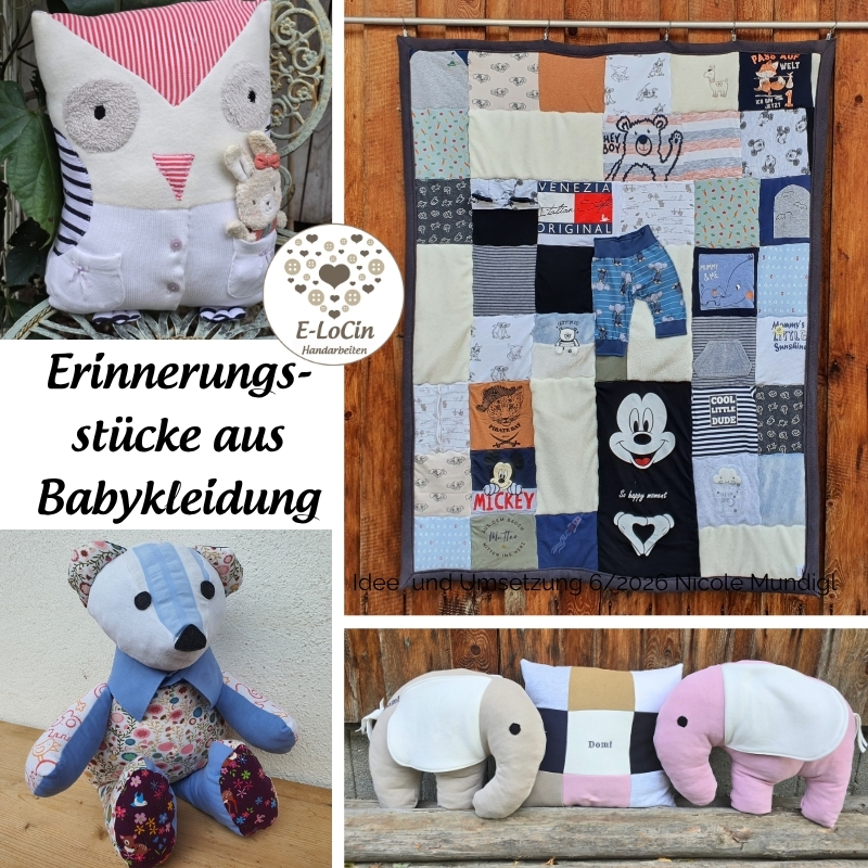 Erinnerungsstücke aus Kleidung