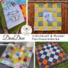 Ich nähe kunterbunte DouDou Patchworkdecken als Krabbeldecke, Babydecke oder Campingdecke bis XXL. Auch bestickt mit Name und unikaten Stickbildern.