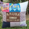 Patchwork Erinnerungskissen aus Babykleidung oder Kinderkleidung